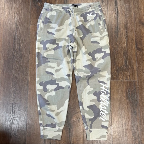 Hollister camo jogger sweats SZ LG - Picture 2 of 6